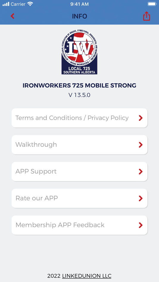 #5. Iron Workers Local 725 (iOS) 由: International Association of Bridge Structural Ornamental and Reinforcing Iron Workers (Calgary)