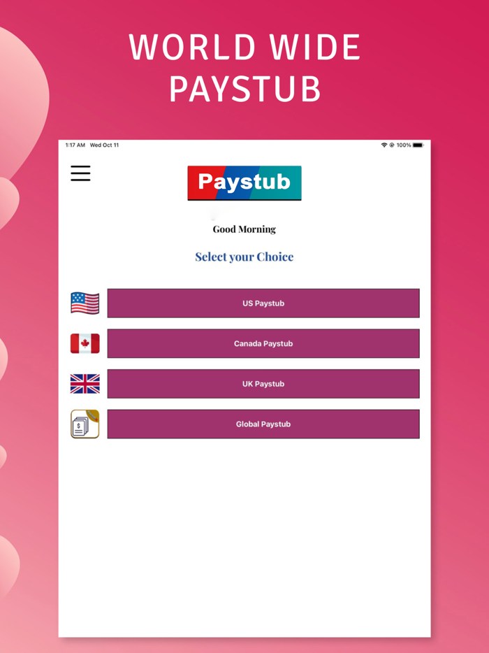 Paystub - Easy Paycheck Maker
