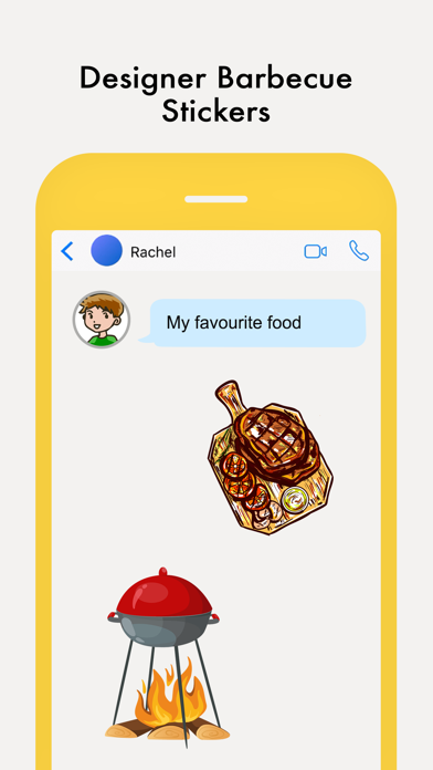 Barbecue Love Stickers Screenshot