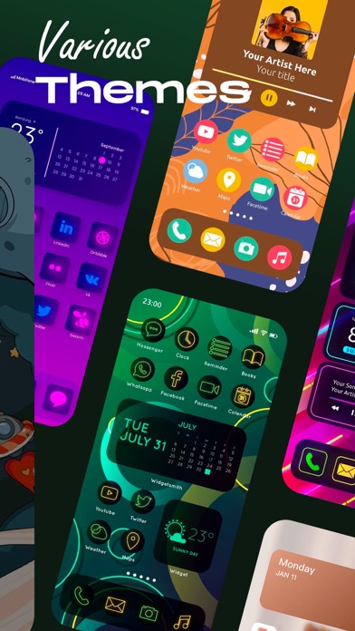 Fonts Theme: Cool Keyboards Screenshot