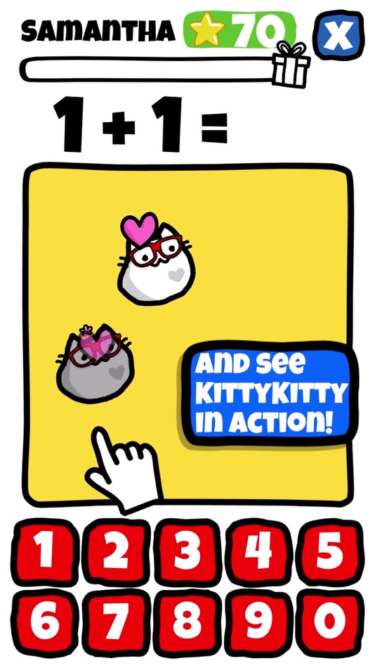 #7. KittyKitty Add Subtract (iOS) 由: Angry Baby Studios, LLC