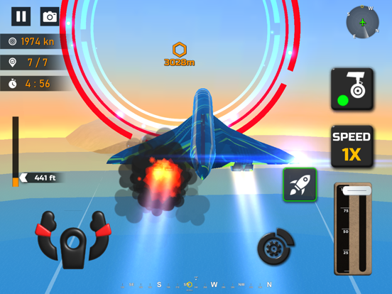 Flight Pilot Airplane Games 23 iPad screenshot 10 - Games app