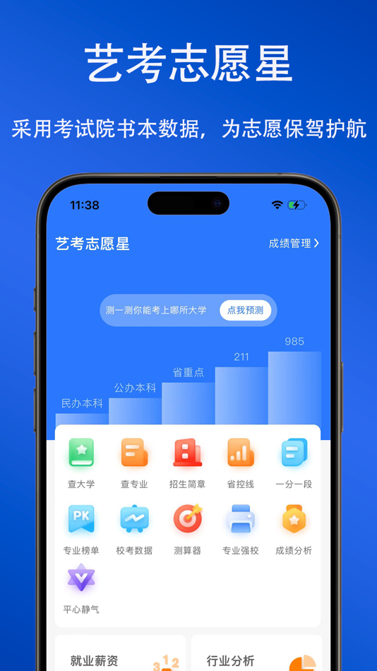 #1. 艺考志愿星-艺术生专用一键智能填报 (iOS) От: Tianjin Photosynthesis Technology Co., LTD