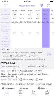 health weather iphone screenshot 1