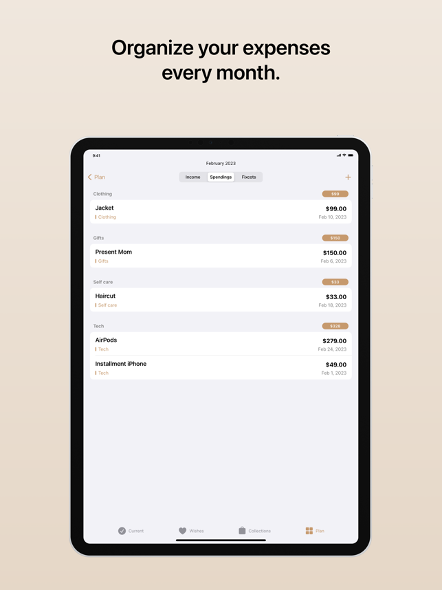 ‎2Spend: Expense tracker Captură de ecran