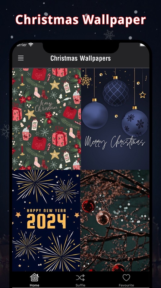 #4. Christmas Wallpapers (iOS) 由: Prashant Kyada