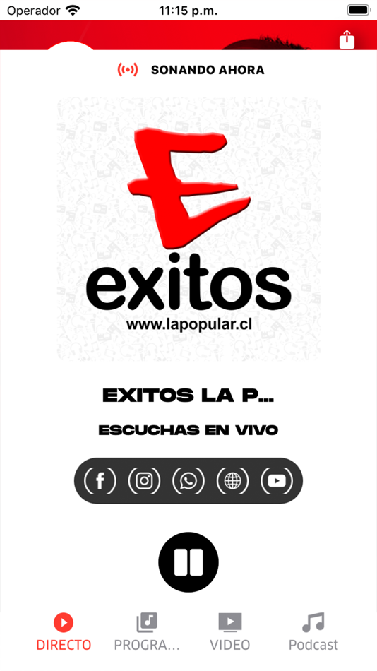 #3. Radio Exitos La Popular (iOS) 来自: Fernand Llanes Varela