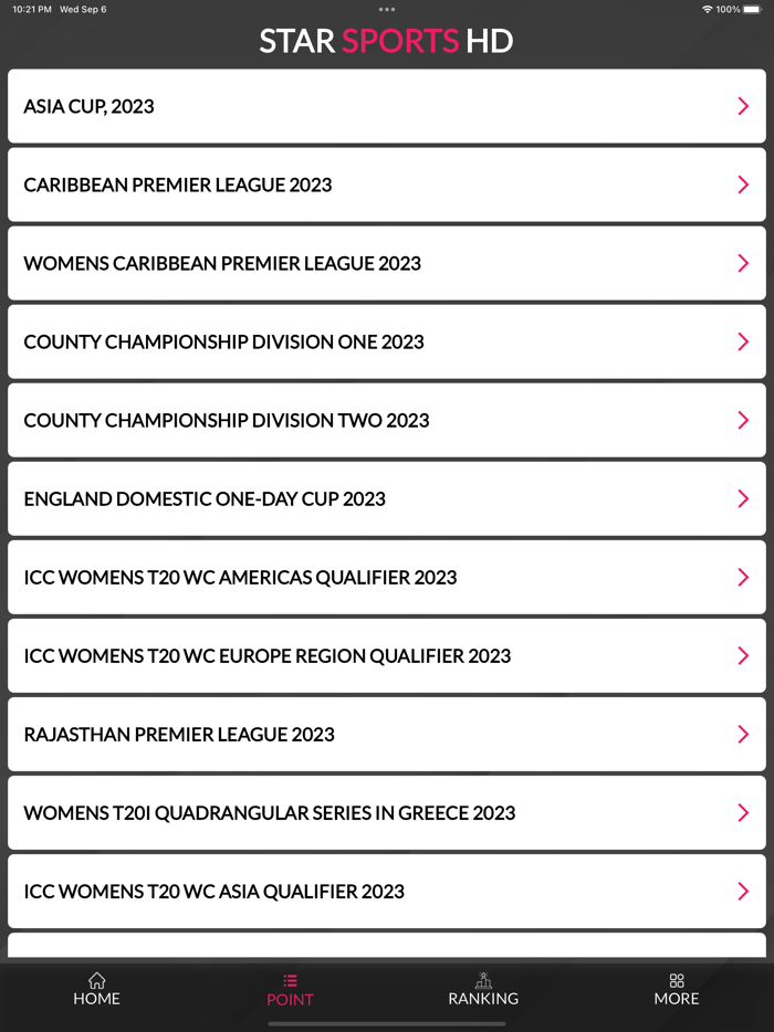 Live Scores - Star Sports