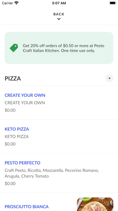 Pesto Italian Craft Screenshot