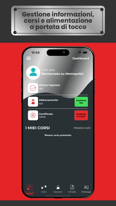 Metropolis Fitness Screenshot
