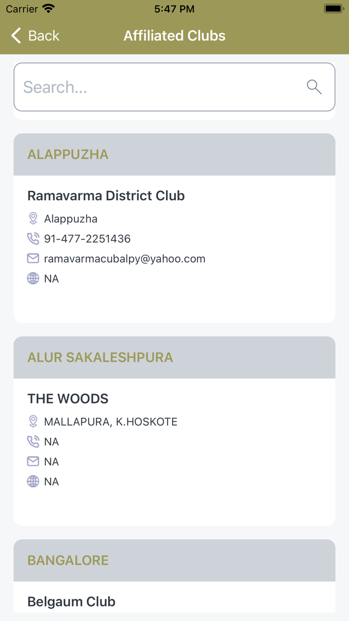 Rajamahal Vilas Club