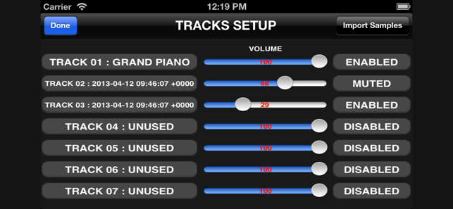 ‎samplerSequencer Screenshot