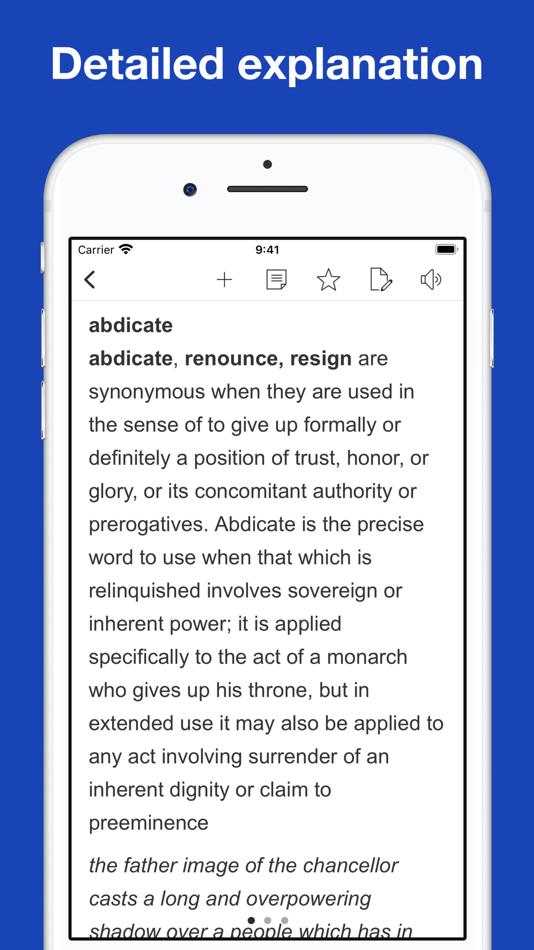 #2. English Learner's Thesaurus (iOS) 由: Trung Nguyen