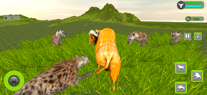 Angry Bull Attack Fight Game