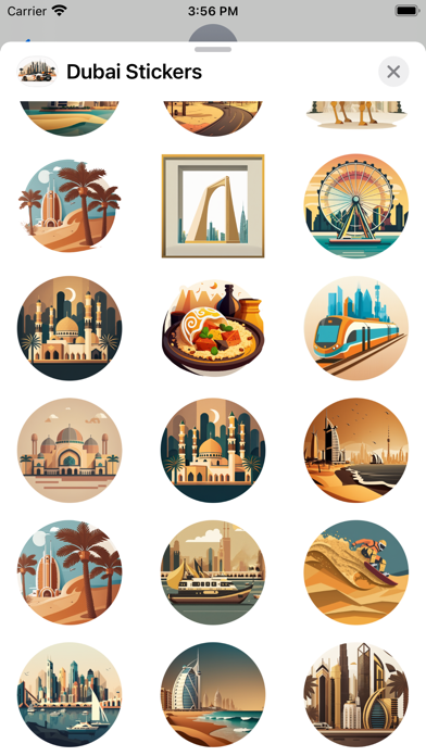 Screenshot #3 pour Dubai Stickers
