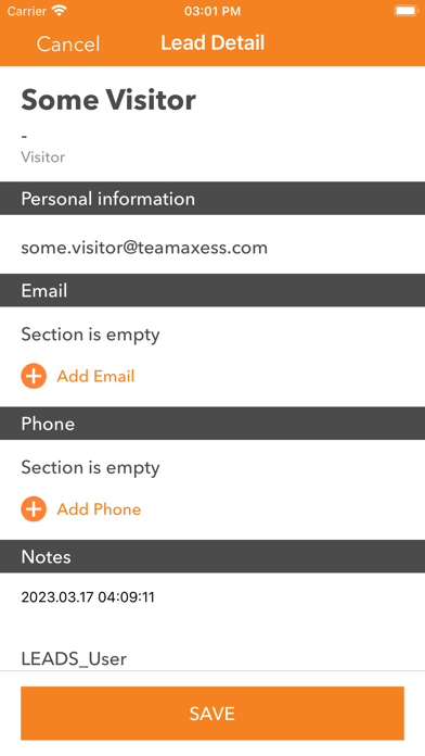 GHM LEADS Screenshot