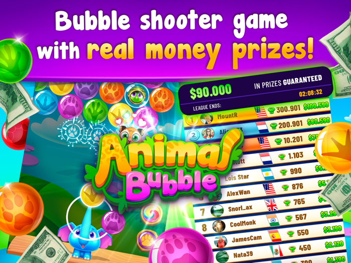 Animal Bubble Money