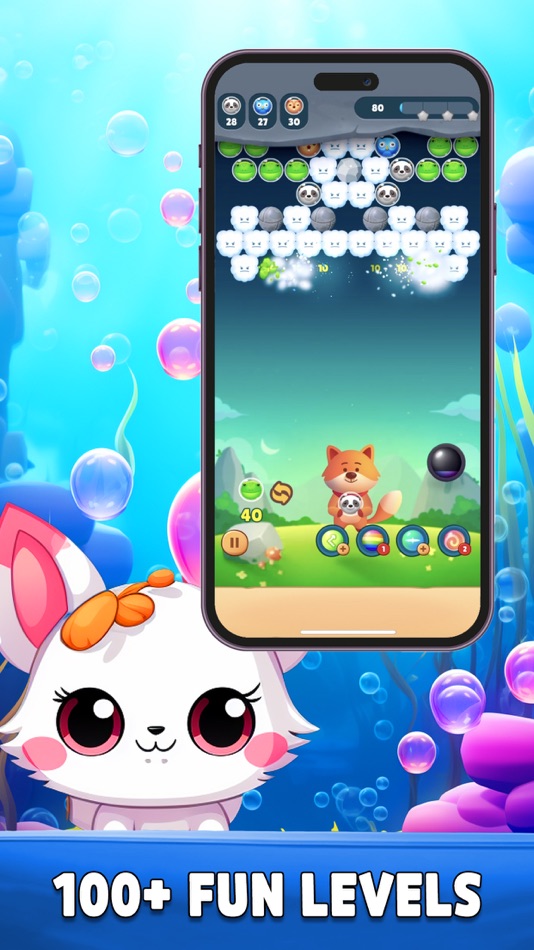 #2. Animal Kingdom Bubble Shooter (iOS) 由: Infinity Game Studio ApS