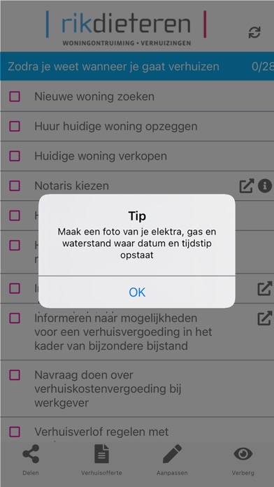 Rik Dieteren Verhuizingen Screenshot