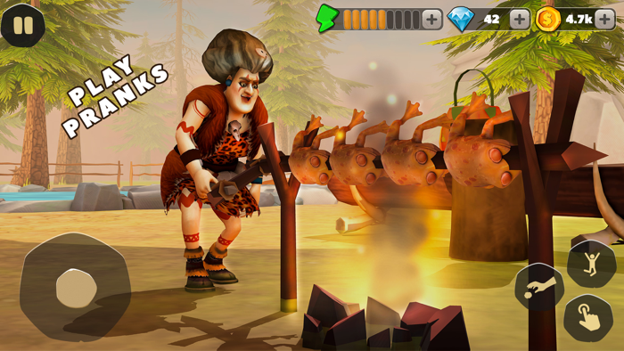 Scary Teacher Stone Age