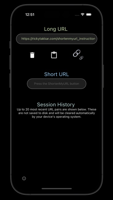 ShortenMyURL Screenshot