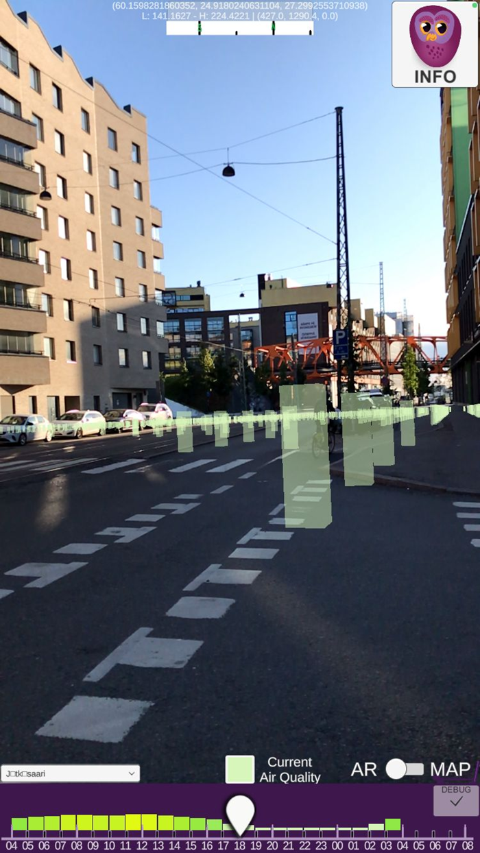 Helsinki Air Quality AR