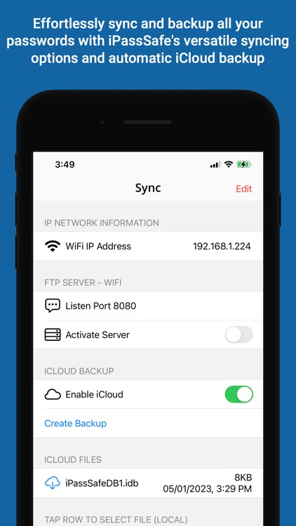 Password Safe - iPassSafe screenshot-4