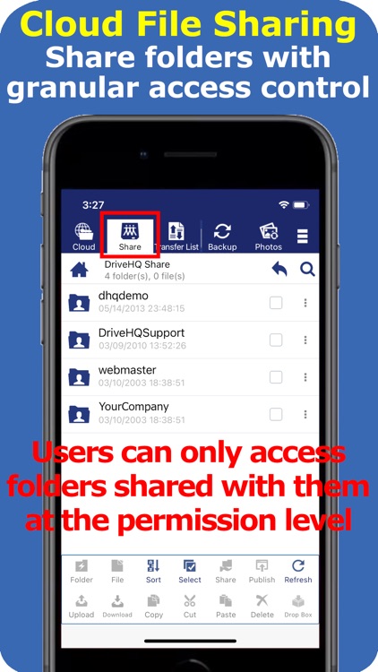 DriveHQ File Manager screenshot-3