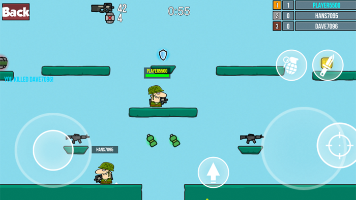 Funny Shooting man playtime