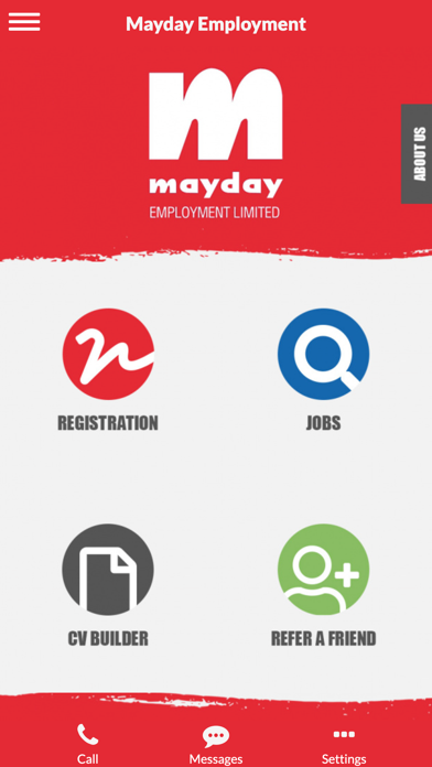 Mayday Employment Screenshot