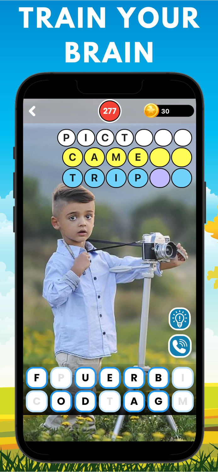 3 Words 1 Pic - Puzzle Games