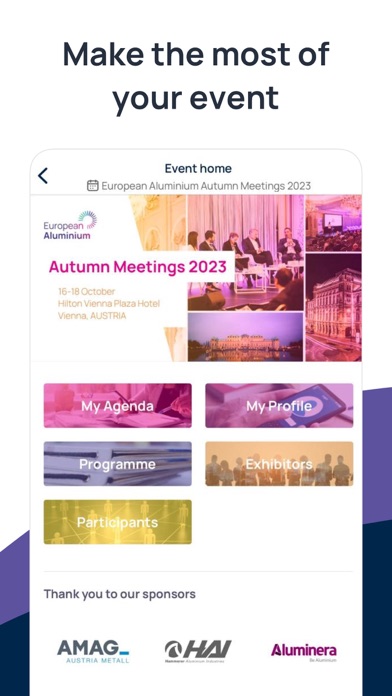 European Aluminium Events Screenshot
