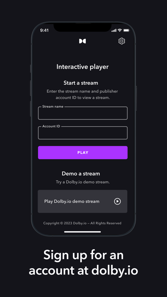 #6. Dolby.io Interactive Player (iOS) 由: Dolby Laboratories