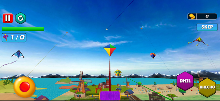 Kite Flying 3D Pipa Combate