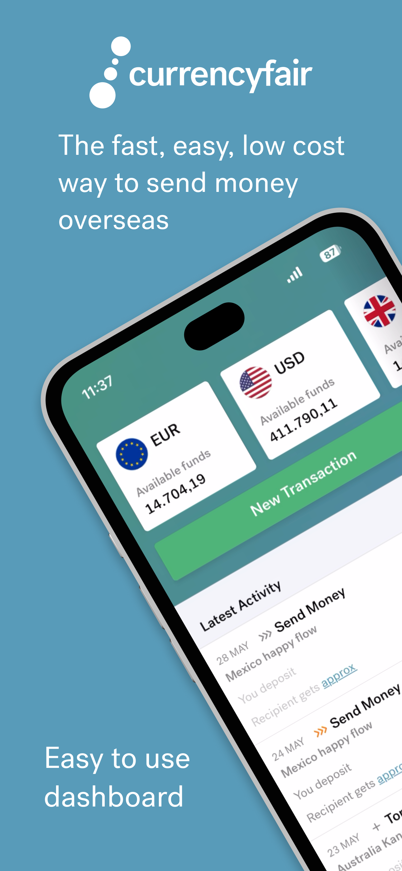 CurrencyFair Money Transfer