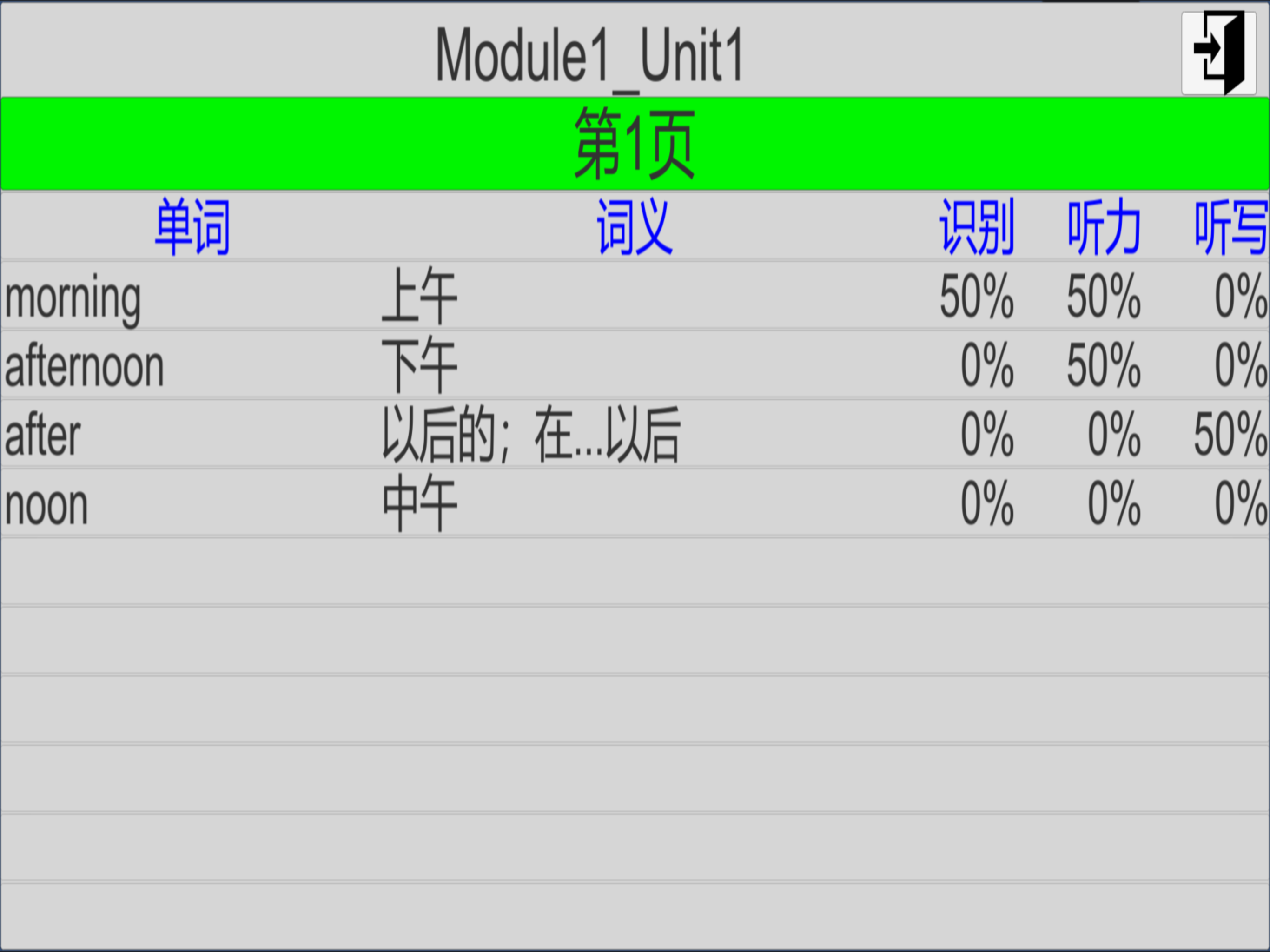 三步法记单词-牛津上海版小学英语(五四制)