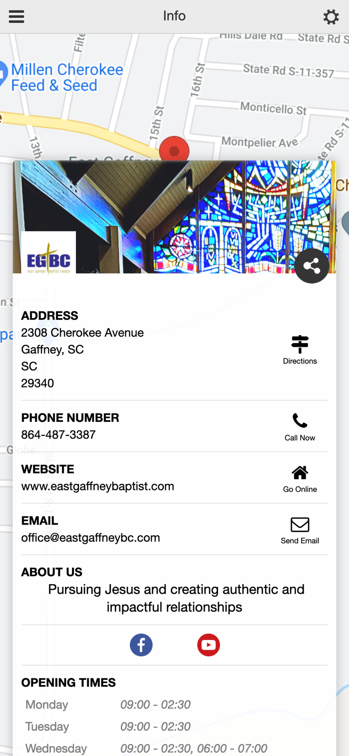 East Gaffney Baptist Church