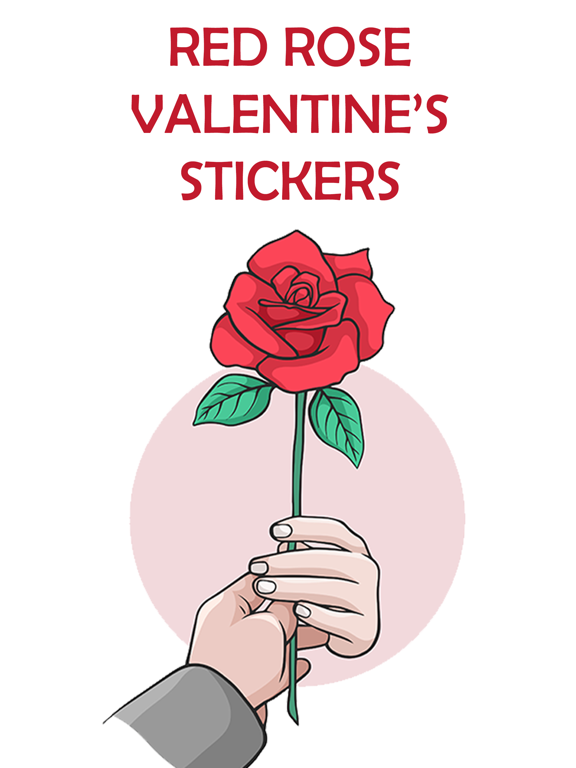 Screenshot #4 pour Red Rose Valentine's Stickers