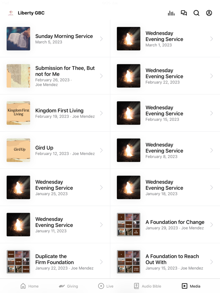 Liberty Baptist Church GBC