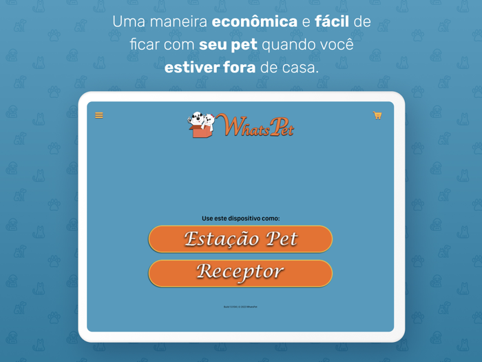 WhatsPet App Câmera para Cães