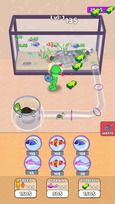 Idle Aquarium: Fish Tank Games Screenshot