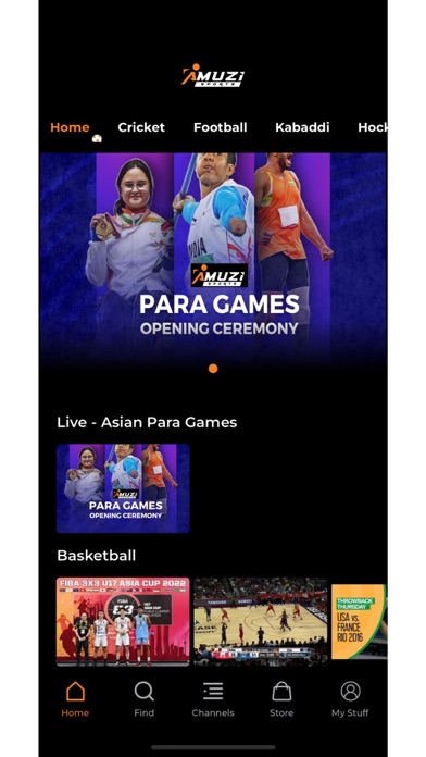 Amuzi Sports Screenshot