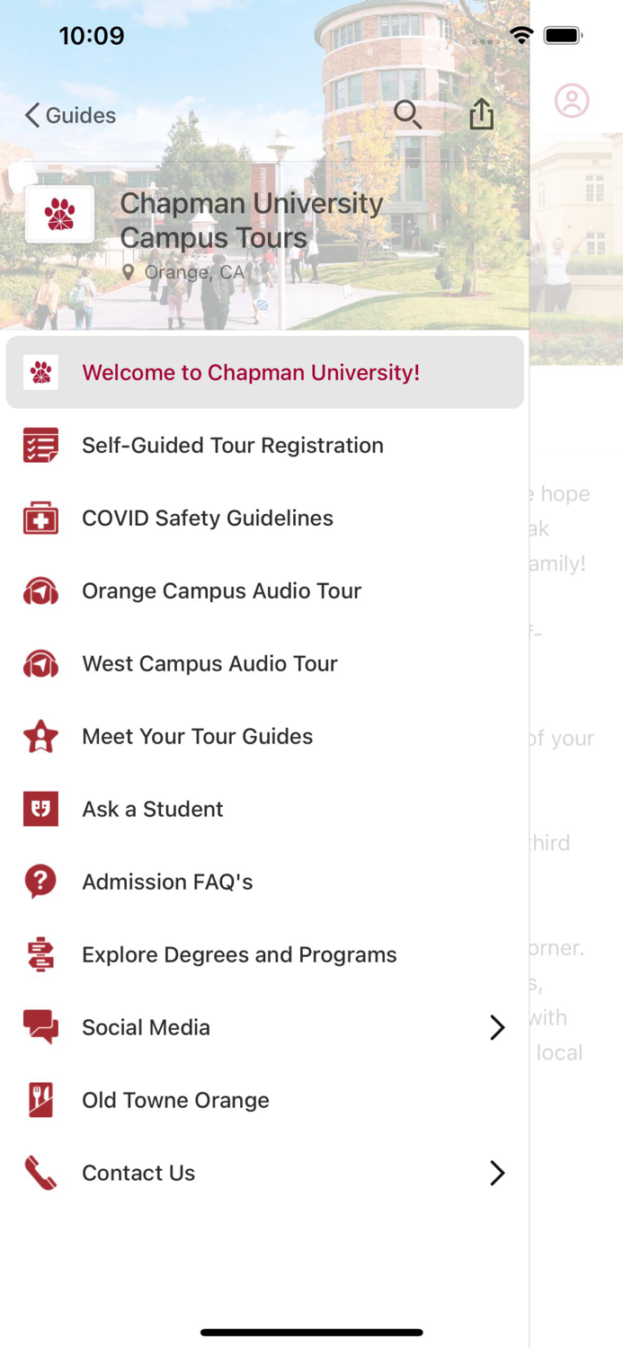 Chapman University Visitors