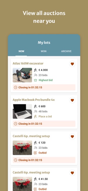 Vavato: online auctions on the App Store