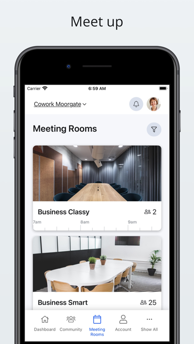 Flywheel Coworking Member App Screenshot