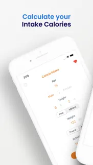 calories intake calculator iphone screenshot 1