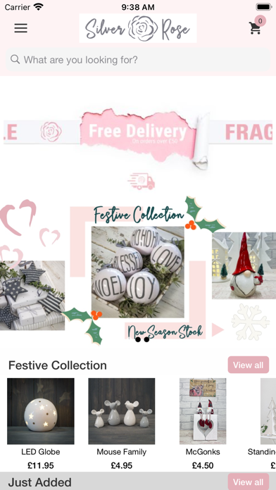 Silver Rose Home Screenshot
