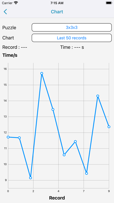 Screenshot #3 pour My Cube Timer Pro