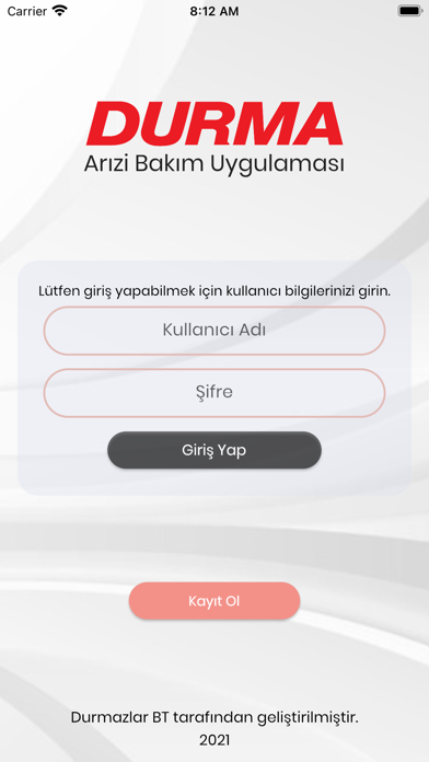 Durma Arızi Bakım Screenshot