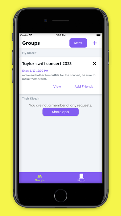 Klozzit - A Social Closet Screenshot